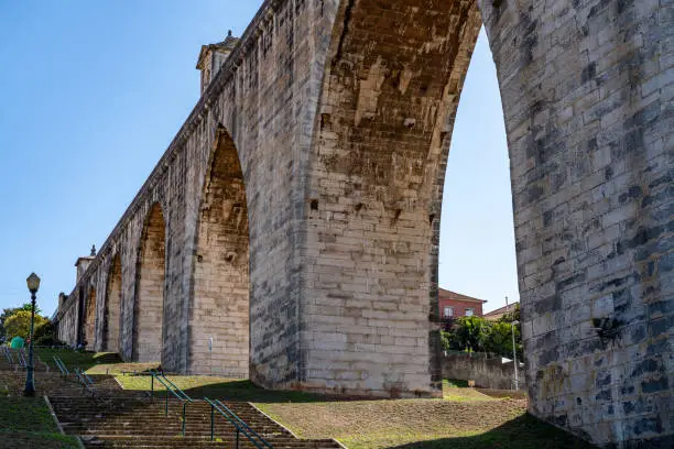 Águas Livres Aqueduct - Aqueduto das Águas Livres, Lisbon, Portugal.