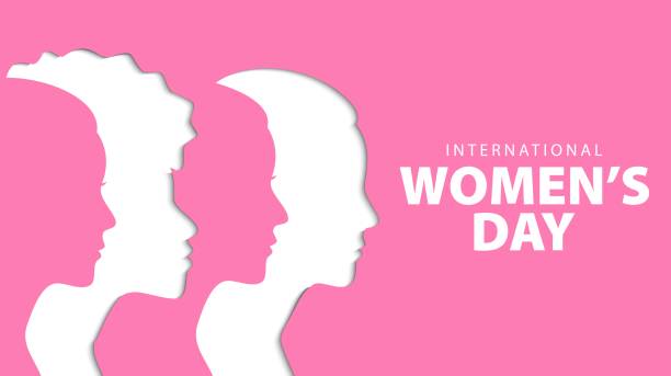 istock Happy International Women's Day. March 8th. Minimalist design women's day concept. Vector 1944097424