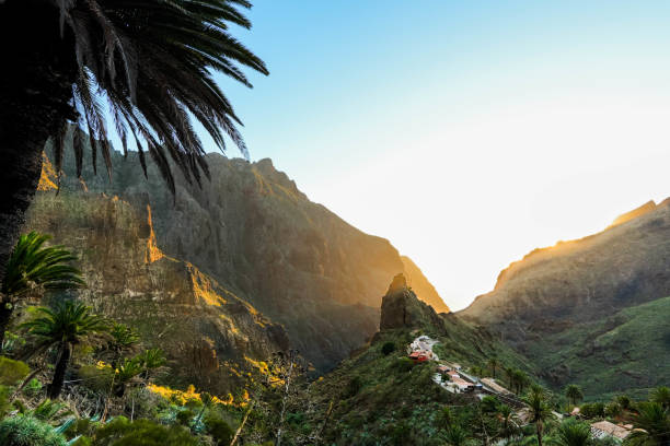 Majestic Sunset Over Tenerifes Masca Valley