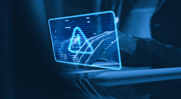 Cybersecurity cybercrime internet scam, online business secure payment, Cyber security platform VPN computer privacy protection data hacking malware virus attack defense, network system hacked warning