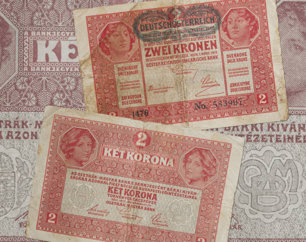 istock Old Austria Hungary krone banknote. 1944279675