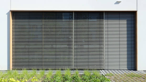 istock The large window of a modern school is protected from the sun by blinds 1944281837