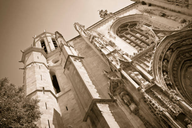 Aix-en-Provence gothic style cathedral (Europe-France-Provence)