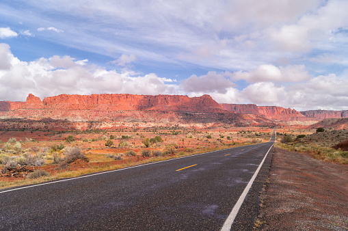 The Upper Colorado River Scenic Byway (State Route 128),Utah,USA