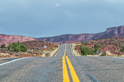 The Upper Colorado River Scenic Byway (State Route 128),Utah,USA