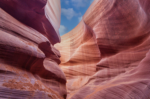 In the Lower Antelope Canyon, Navajo Reservation, near Page,Arizona,Usa.