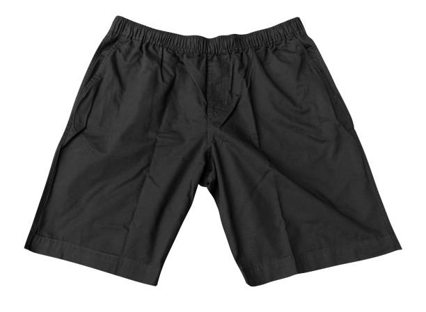 istock Black men shorts isolated on white background with clipping path 1944337005