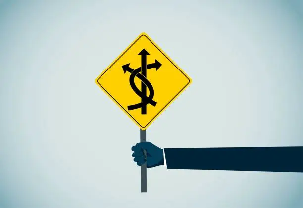 Vector illustration of road sign