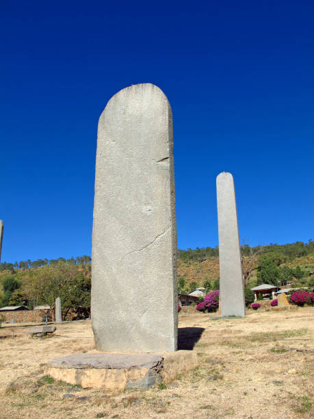 istock Ancient obelisks in Axum city, Ethiopia 1944360319