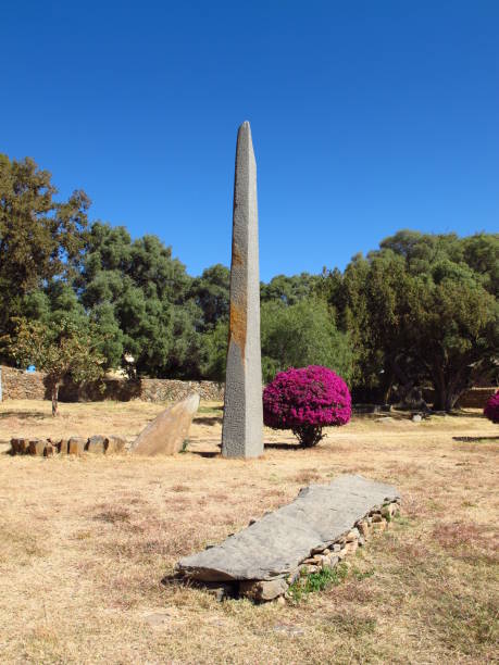 istock Ancient obelisks in Axum city, Ethiopia 1944360730
