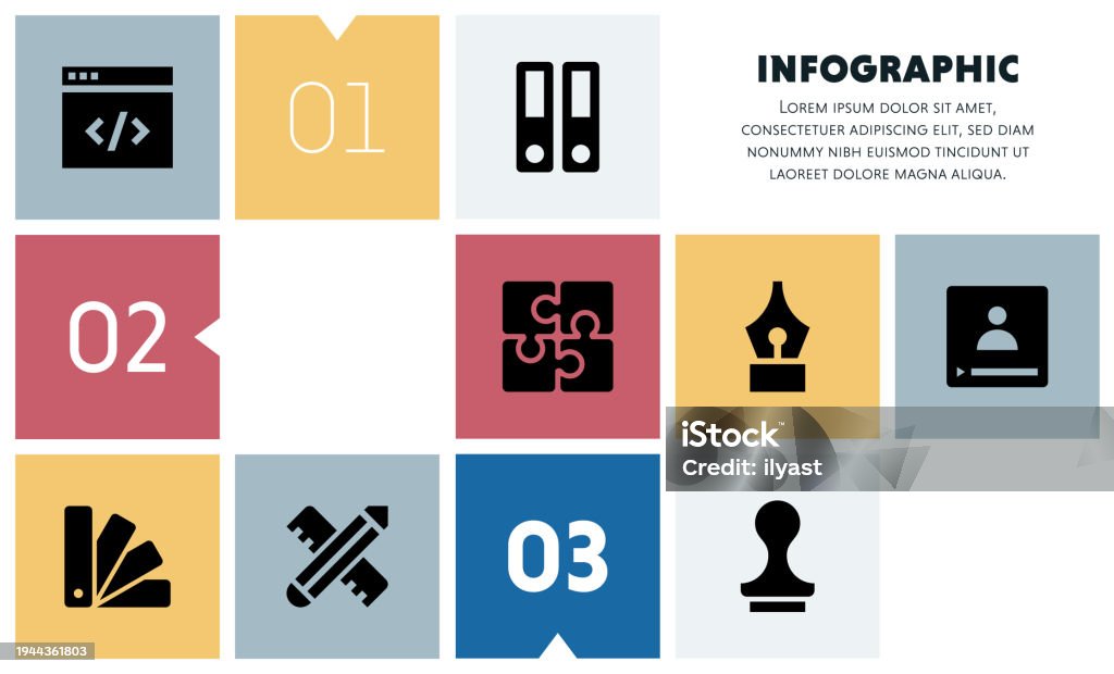 Intrface Step Ui Steps Infographic Design Stock Illustration - Download Image Now ...