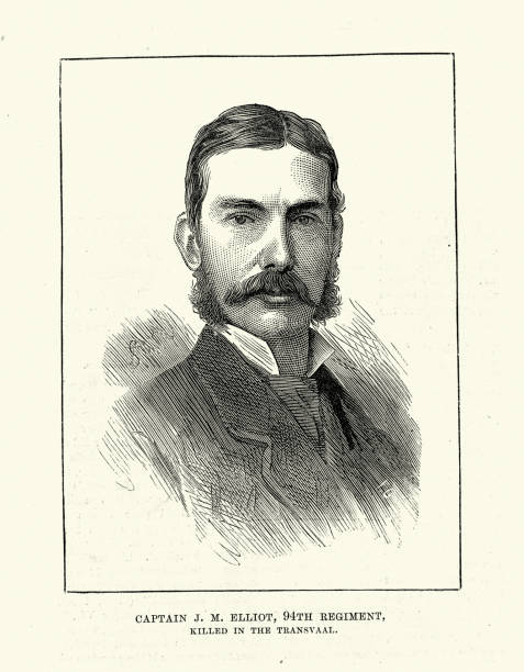 istock British army officer, Captain J M Elliott 94th Regiment, Killed during the First Boer War, 1881 1944366516