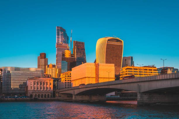 istock London financial district skyscrapers overlooking River Thames 1944418193