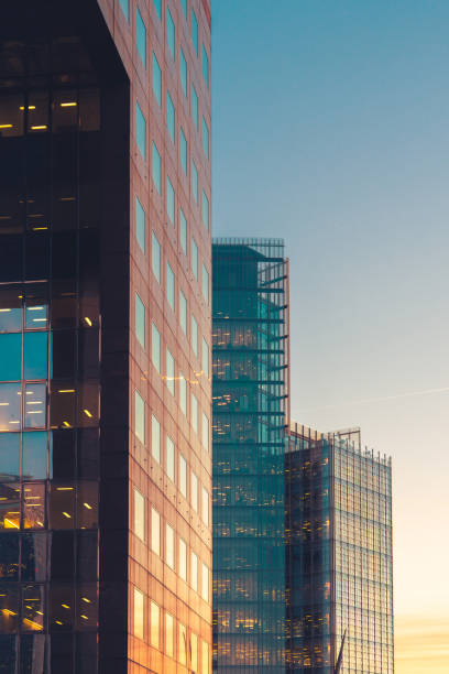 istock Modern office building detail, London 1944422546