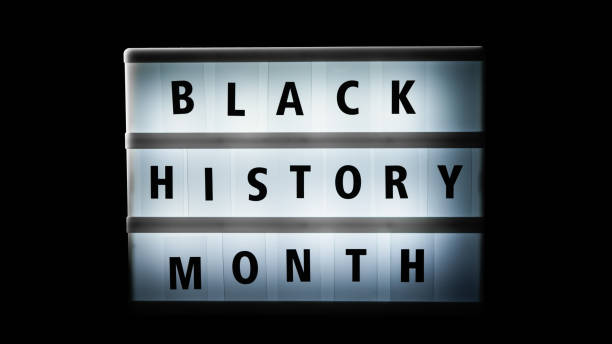 istock Turn On Signboard With Black History Month Text 1944438280
