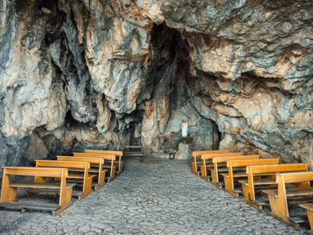 istock Ancient Christian Chapel inside a Cave in mountain 1944449009