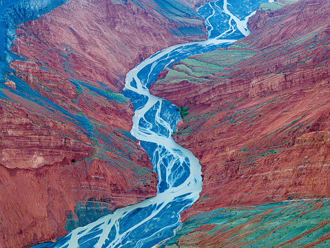 Anjihai Grand Canyon, Xinjiang, China