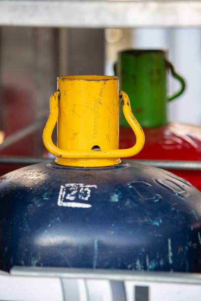 istock Blue gas bottle container in a store 1944554273