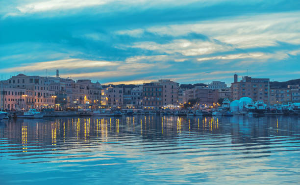 istock Dusk horizon over Anzio marina, reflected on the Mediterranean Sea 1944556412