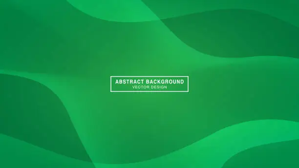 Vector illustration of abstract fluid green background eps