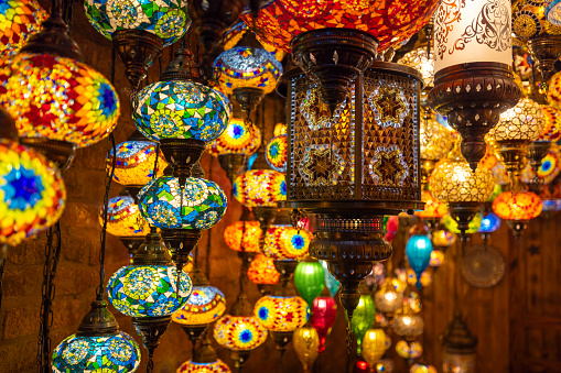 Traditional handmade turkish lamps