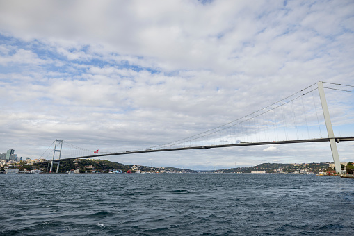 The scenery the Bosphorus Bridge Istanbul, Turkey