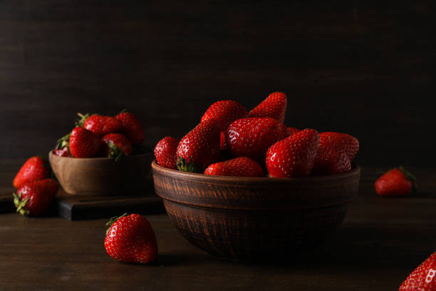 istock Sweet and fresh summer fruit - tasty strawberry 1944681835