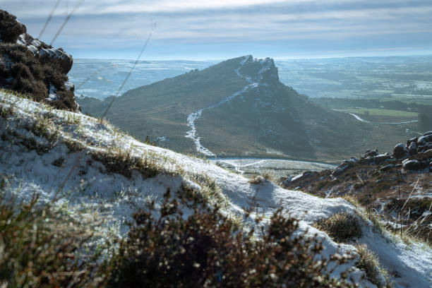 istock Hen Cloud. A rural Peak District winter landscape scene. 1944689853