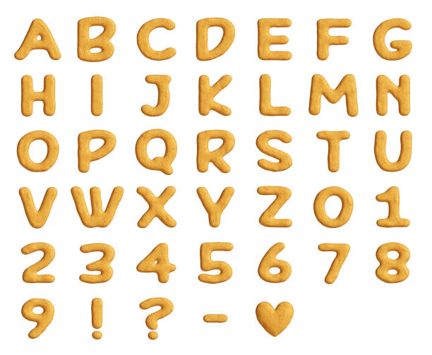 istock Alphabet and number cookies 1944765308