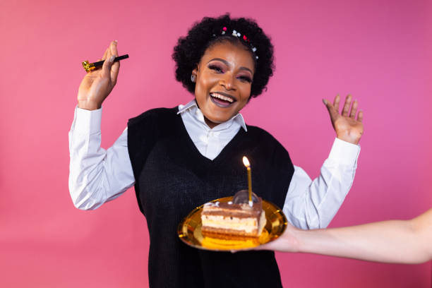 istock Birthday Bliss: Joyful Wish and Cake Delight 1944778695