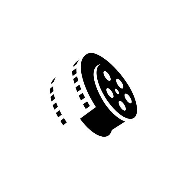 illustrations, cliparts, dessins animés et icônes de cinéma film - bobine