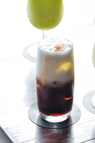 coffee, iced coffee or iced cappuccino coffee for serve