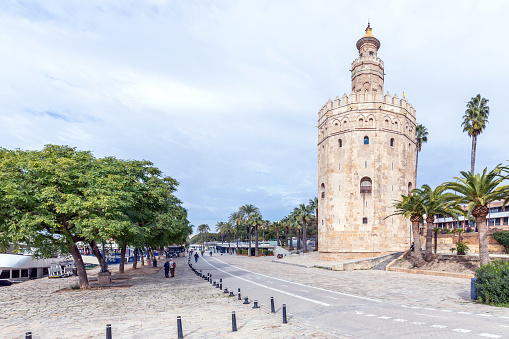 famous fortification called Torre de Belem in Lisbon