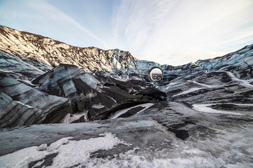 Tour inside Katla Glacier in winter