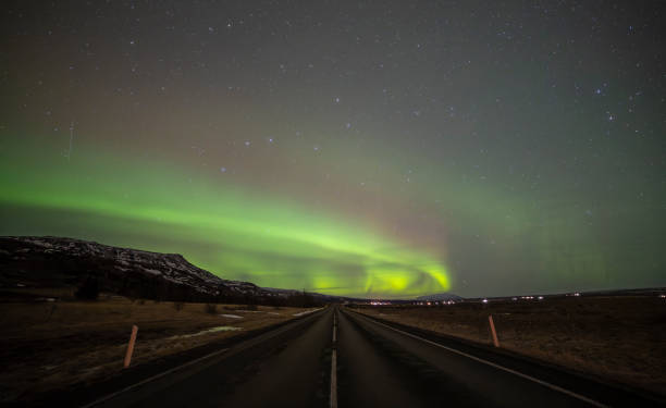 istock Northern lights over Gullfoss area 1944880501