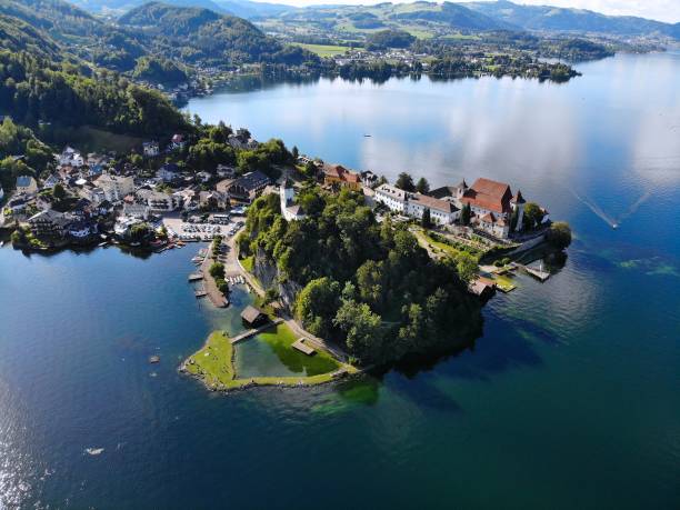 istock Traunkirchen on Lake Traun, Austria 1944888143