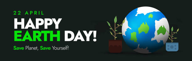 Happy Earth Day. 22nd April Happy earth day celebration cover banner with earth globe and mini plants on its sides. Conceptual social media Facebook banner for saving earth from environmental crisis. Save planet Save Yourself Vector Stock Illustration Happy Earth Day. 22nd April Happy earth day celebration cover banner with earth globe and mini plants on its sides. Conceptual social media Facebook banner for saving earth from environmental crisis. Save planet Save Yourself Vector stock illustration.
Celebrate Earth Day on April 22nd with our vibrant cover banner! This conceptual Facebook banner features an Earth globe adorned with mini plants on its sides.
Crafted to inspire environmental consciousness, the design encourages the message of Save Planet, Save Yourself.
This Vector stock illustration captures the essence of Earth Day, urging everyone to play a part in addressing the environmental crisis.
Share this visually appealing banner to raise awareness and foster a commitment to preserving our precious planet. Let's unite for a sustainable future!
#HappyEarthDay 22nd april stock illustrations