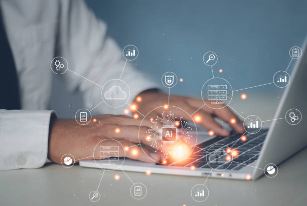 istock Digital transformation change management, internet of things. new technology bigdata and business process strategy, customer service management, cloud computing, smart industry.Ai technology. 1944936166