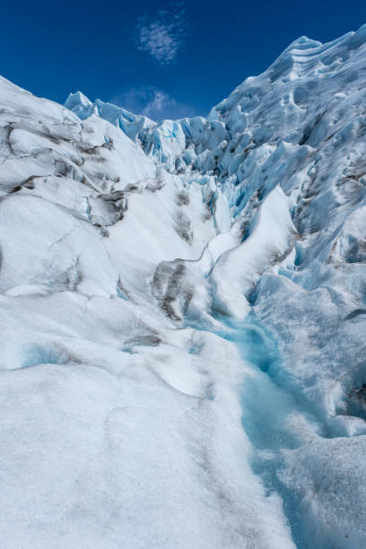 glacier perito moreno. beautiful landscape in los glaciares national park, el calafate. - arctic snow ski glacier стоковые фото и изображения