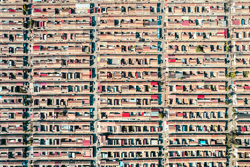 Aerial View of Suburban Houses / Tianjin, China