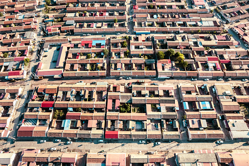 Aerial View of Suburban Houses / Tianjin, China