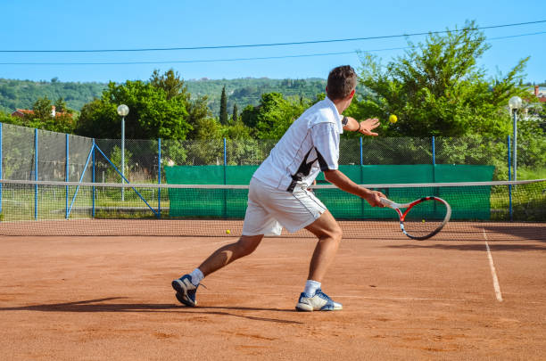 istock Tennis players having an interesting match 1944994111