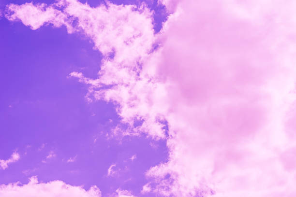 istock Beautiful dramatic pink cloud sky purple and violet tones Background.Toned. 1944997803