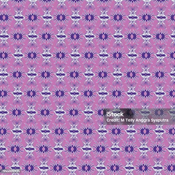 Batik Pattern Muslim Traditional Batik Pattern Background Stock Illustration - Download ...