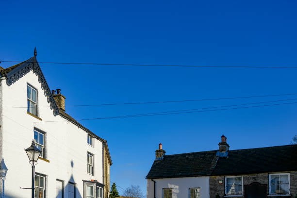 istock Rooftops over Alston, Cumbria on a bright winter day 1945106676