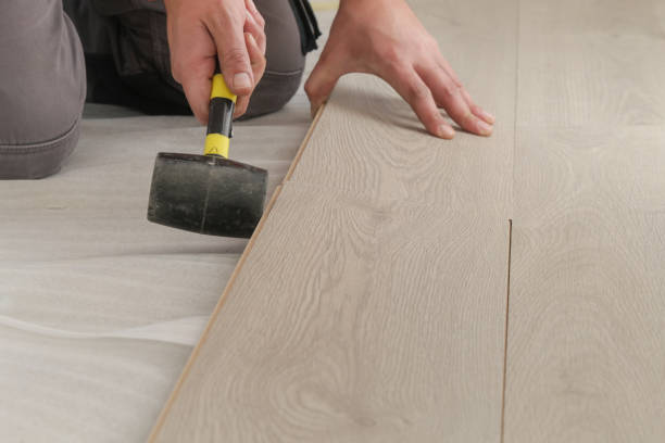 istock Step by step of laminate flooring installation 1945148742