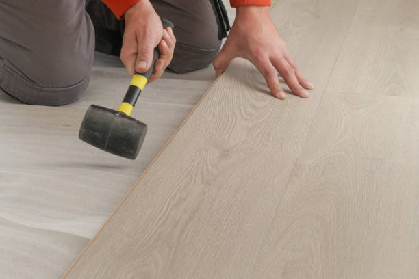 istock Step by step of laminate flooring installation 1945159860