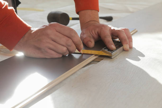 istock Step by step of laminate flooring installation 1945186466