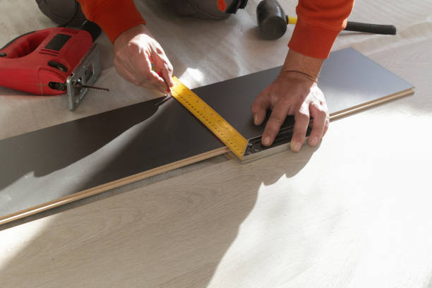 istock Step by step of laminate flooring installation 1945192227