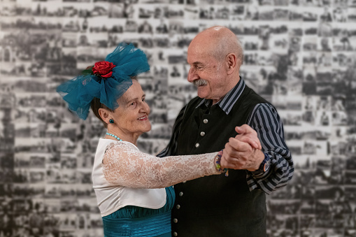 Seniors shine in a ballroom dance class, showcasing grace, style, and joy